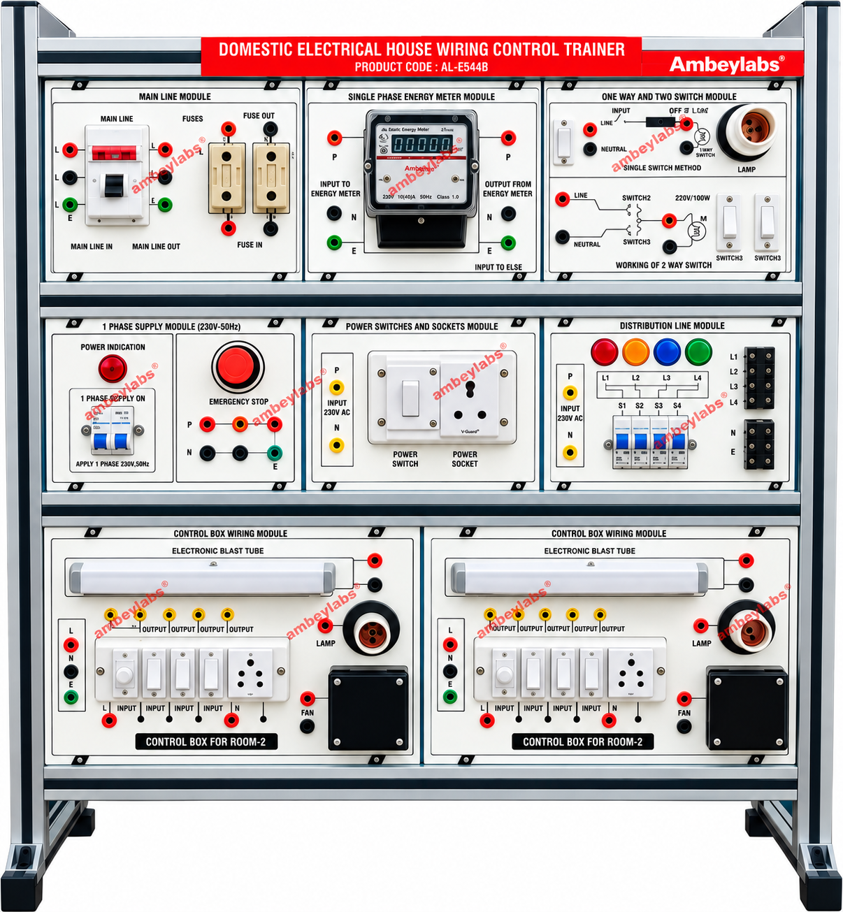 AL-E544B DOMESTIC HOUSE WIRING CONTROL TRAINER